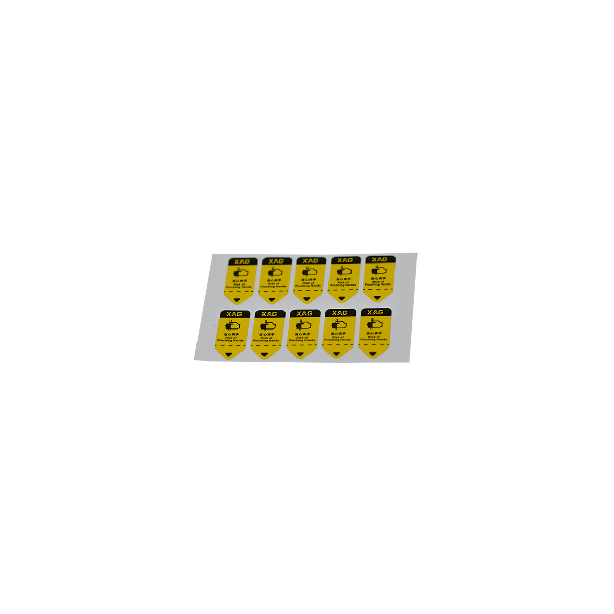 XAG® P150M Caution Label