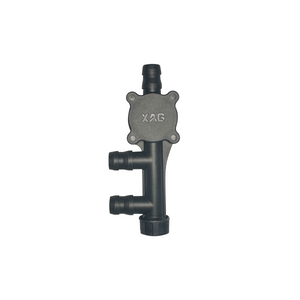 P100P 3-Way Tube Fitting (incl. Pulsation Damper)